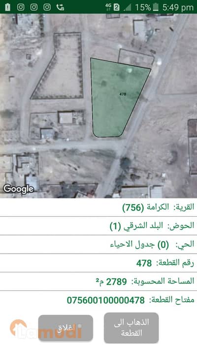 Residential Land for Sale in South Shuna, Al Ghor - Photo