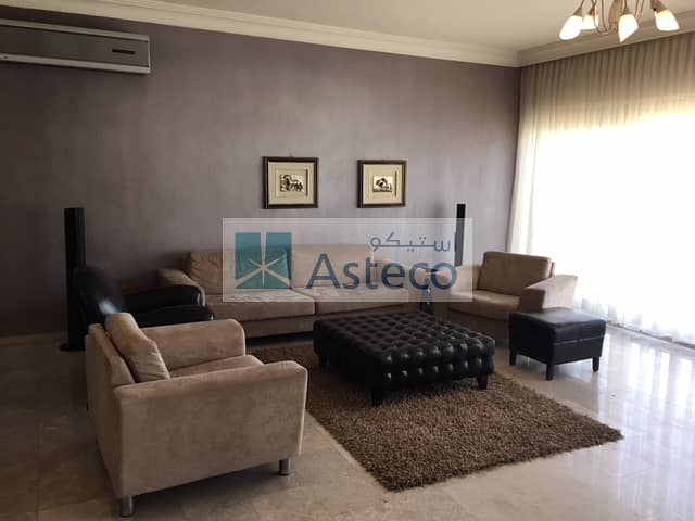Balcony Apartment in Jabal Amman with Communal Pool 1636