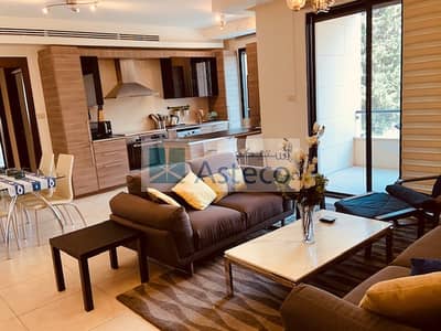 فلیٹ 2 غرفة نوم للايجار في عبدون، عمان - Modern Balcony Apartment in Abdun 2636