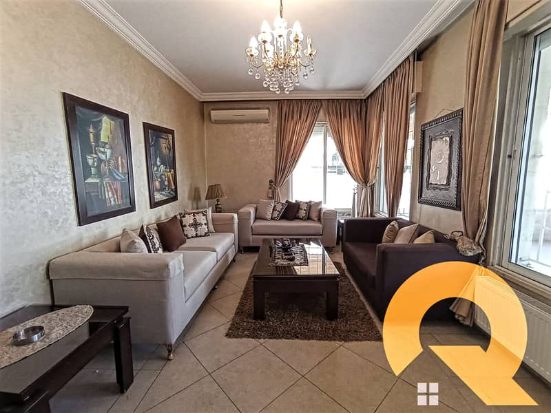 شقة للايجار في عبدون, عمان IDQE272021 شقه ارضية مفروشة فاخرة