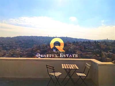 1 Bedroom Flat for Rent in Jabel Al Webdeh, Amman - Furnished roof for rent in the most beautiful areas of Jabel Al Webdeh | 50 SQM
