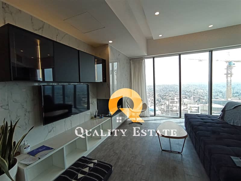 Fully furnished apartment for rent in Al Abdali | Damac Tower