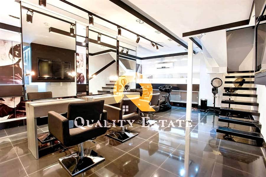 A very luxurious ladies salon with excellent income for sale in the most prestigious areas of Um Uthaynah