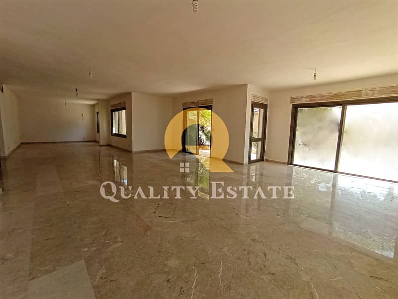 Ground floor apartment for rent under finishing in the most beautiful areas of Dair Ghbar
