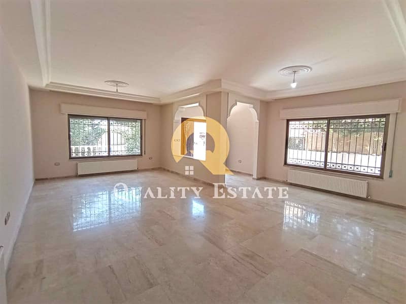 Distinctive ground floor apartment in Dair Ghbar for rent