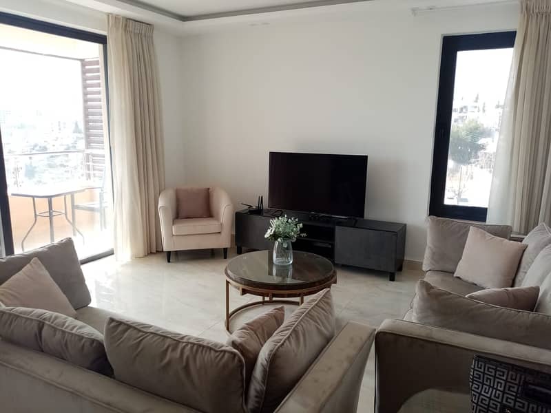 Furnished apartment for rent in Jabel Al Webdeh | near Manara Arts Centre