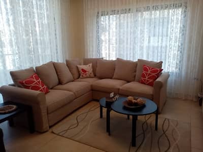 فلیٹ 2 غرفة نوم للايجار في عبدون، عمان - Mid floor Apartment for rent in Abdun