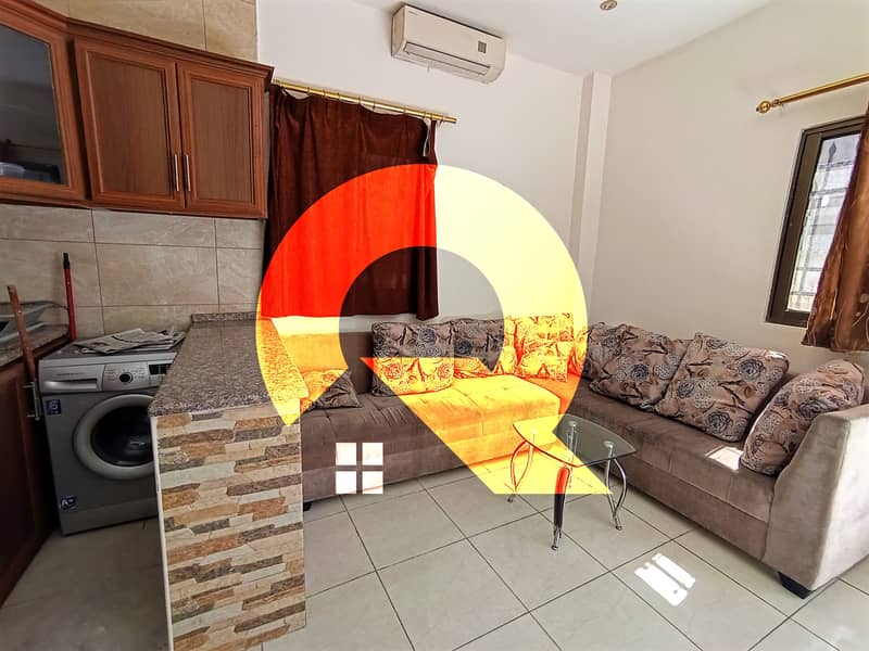 Furnished ground apartment for rent in the most beautiful areas of Jabel Al Webdeh | 40 SQM