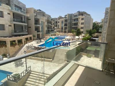 2 Bedroom Flat for Rent in Abdun, Amman - Unique Balcony Apartment in Compound with Communal Pools in Abdoun 2875