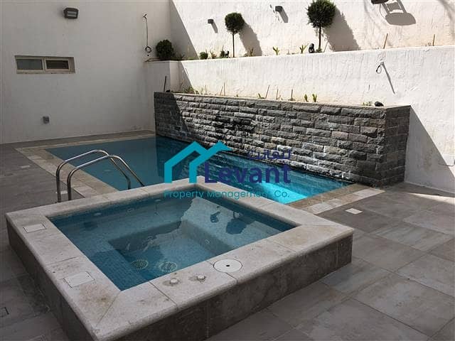 Modern Garden Duplex Apartment with Private Swimming Pool in Jabal Amman 1169
