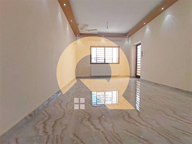 Luxurious ground floor apartment for sale, new, did not live in the most beautiful areas of Khirbet Saka (Nakhil Village)