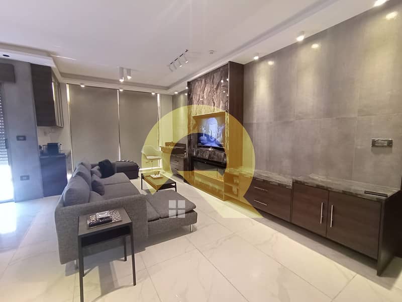 A new distinctive furnished apartment for rent in the most beautiful areas of Abdoun