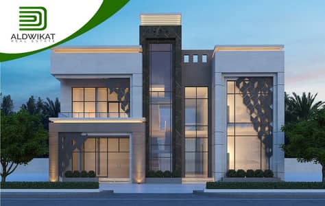 Villa for Sale in Dabouq, Amman - فيلا للبيع في دابوق مستقلة تحت التشطيب مساحة الفيلا 612 م مساحة الأرض 630 م