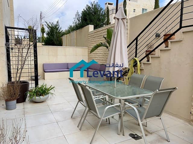 Modern Garden Apartment in Abdoun 3018