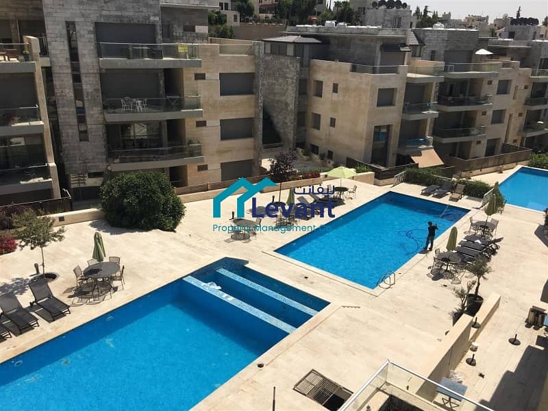 Balcony Apartment in Abdoun Compound with Swimming Pools 1327