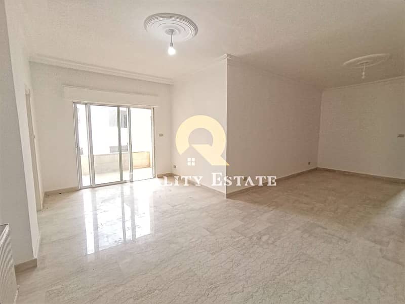 second floor Apartment for sale in the most beautiful areas of the Seventh Circle, an area of ​​160 meters, completely renovated, new, not inhabited