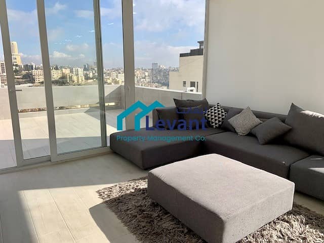 Modern Roof Apartment with Views in Abdoun 3040