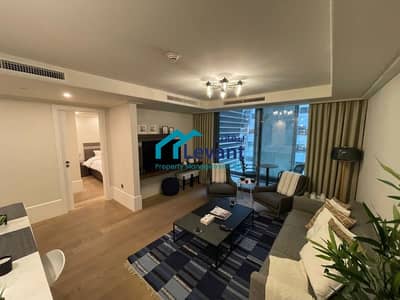 1 Bedroom Flat for Rent in Al Abdali, Amman - Modern Balcony Apartment with Communal Roof Pool in Al Abdali 3058