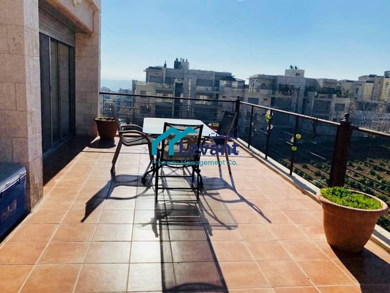 Modern Roof Apartment with Communal Pool in Abdoun 3072