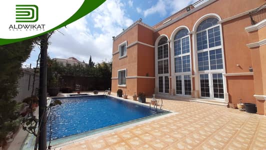 6 Bedroom Villa for Sale in Naour, Amman - فيلا فاخرة مستقلة للبيع في جلهاء ناعور مساحة البناء 750 م مساحة الارض 820 م.