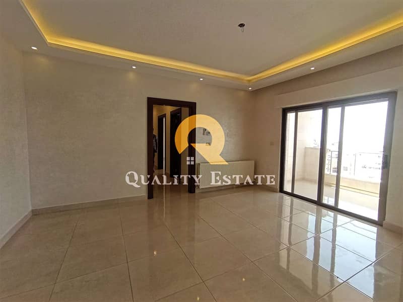 A special apartment for rent in the most beautiful areas of Deir Ghabar area of 230 meters third floor finishes super deluxe