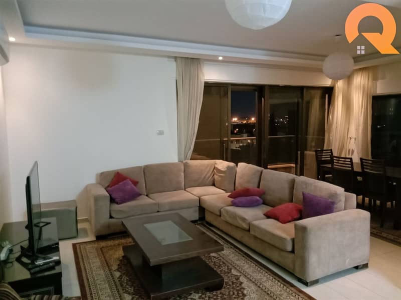 Luxury furnished apartments for rent in the most beautiful areas of Alsweifia area of 115 Sqm first floor super deluxe finishes