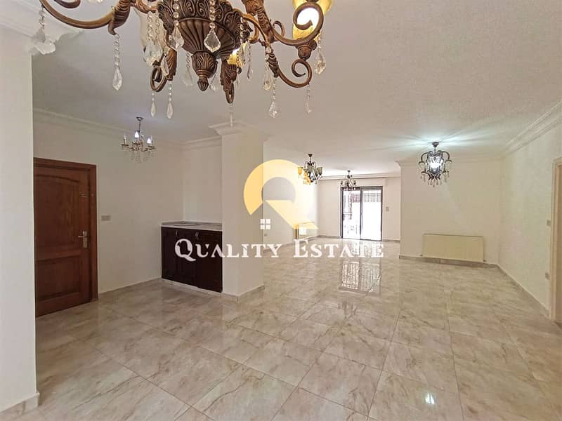 Ground floor apartment for rent in the most beautiful areas of Sweifieh