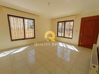 3 Bedroom Flat for Sale in Al Swaifyeh, Amman - Ground floor apartment for rent in the most beautiful areas of Sweifieh, an area of ​​225 inside with a garden of 200 meters, at a very reasonable price