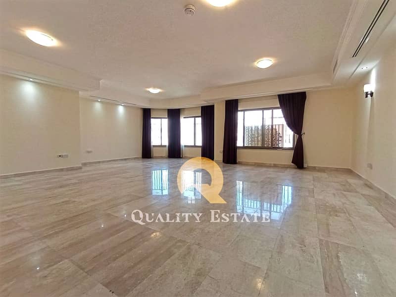 A very distinctive and luxurious apartment for rent semi-furnished in the most beautiful areas of Deir Ghbar, an area of ​​330 meters, second floor, with very special details
