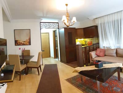1 Bedroom Flat for Rent in Abdun, Amman - عبدون رووف مفروش للإيجار 1 نوم مع تراس مطل