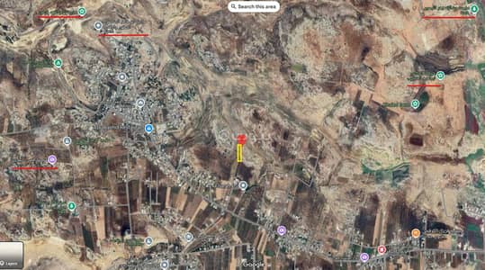 شاليه  للبيع في فوعرا، إربد - أرض سكنية بـ 0 غرفة نوم للبيع في فوارة، اربد