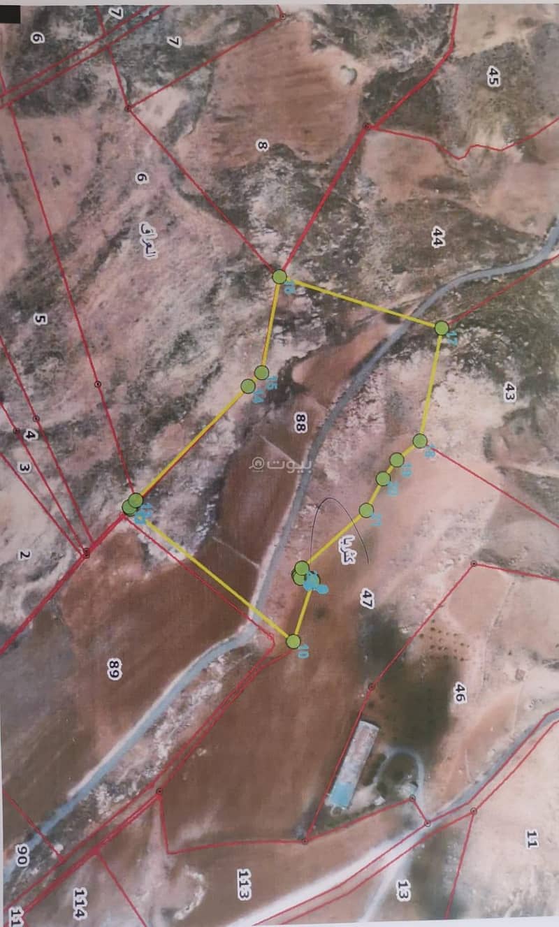 أرض سكنية للبيع في كاثرابة، الكرك أرض سكنية للبيع في كاثرابة، الكرك