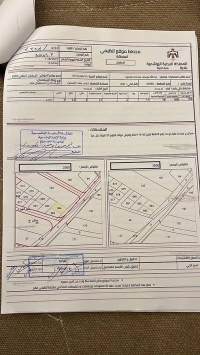 شاليه  للبيع في شارع المطار، عمان - أرض سكنية للبيع في طريق المطار، عمان