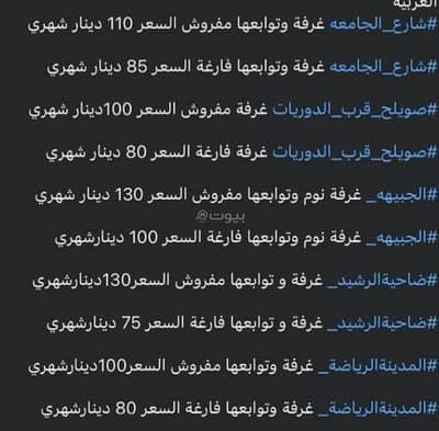 فلیٹ 1 غرفة نوم للايجار في شارع الجامعة، عمان - شقة بغرفة نوم واحدة للإيجار في شارع الجامعة، عمّان