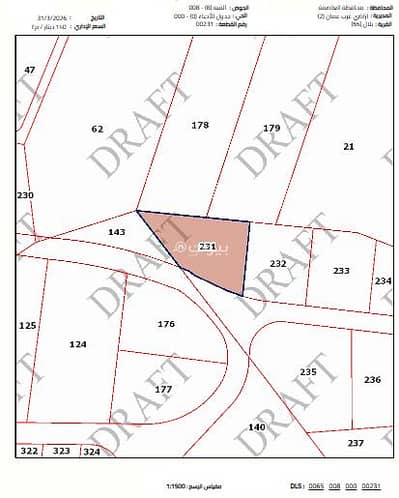 شاليه  للبيع في بدر الجديدة، عمان - 0 غرف الأرض السكنية للبيع في بدر الجديد، عمان