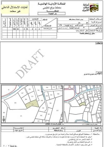 شاليه  للبيع في بدر الجديدة، عمان - أرض سكنية للبيع في بدر الجديدة، عمان
